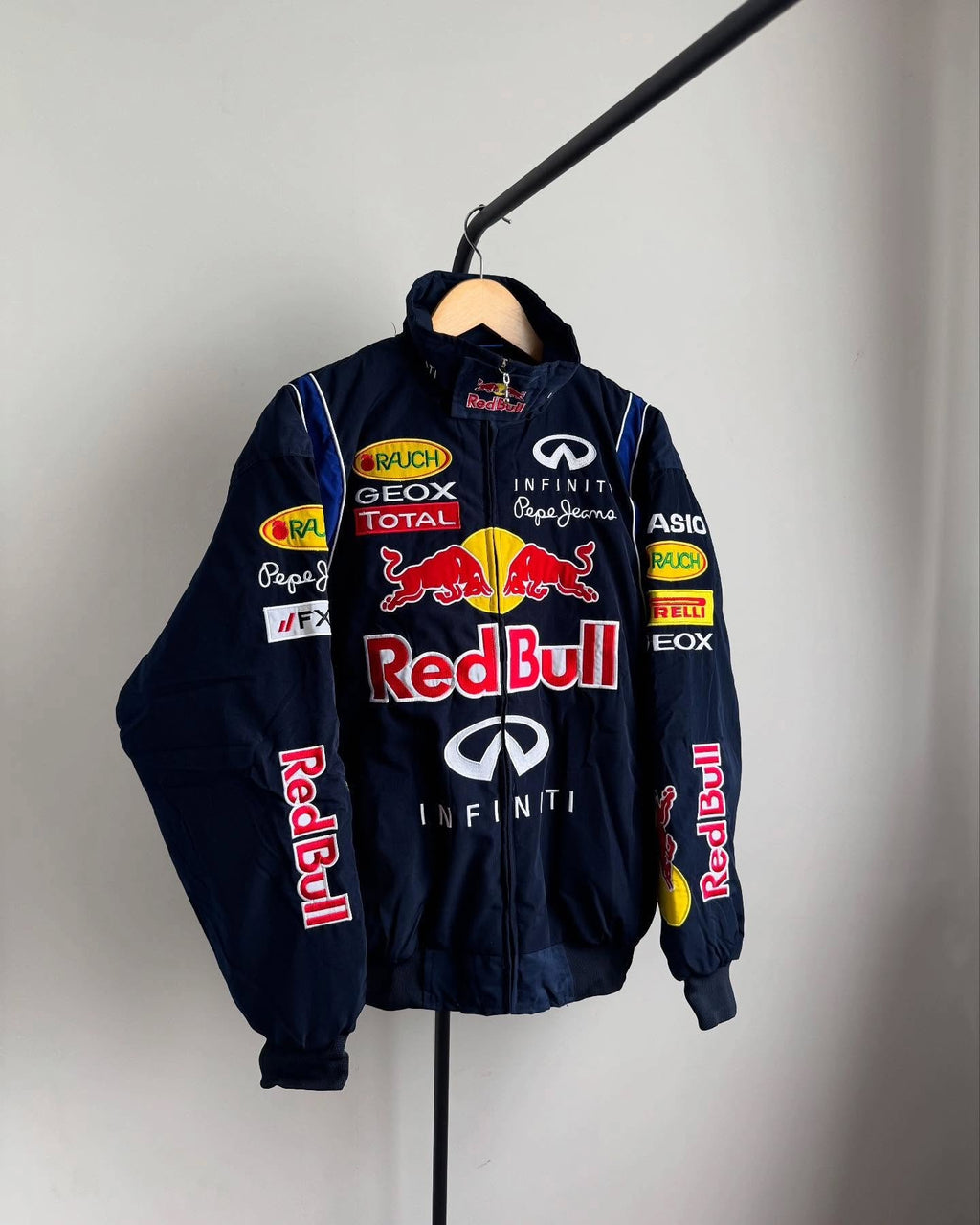 Red Bull Racing Inspired Jacket – Trendy DTF Printed Fashion Wear