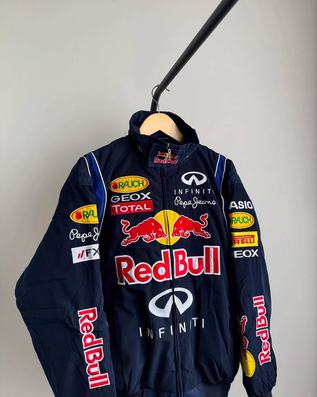 Red Bull Racing Inspired Jacket – Trendy DTF Printed Fashion Wear