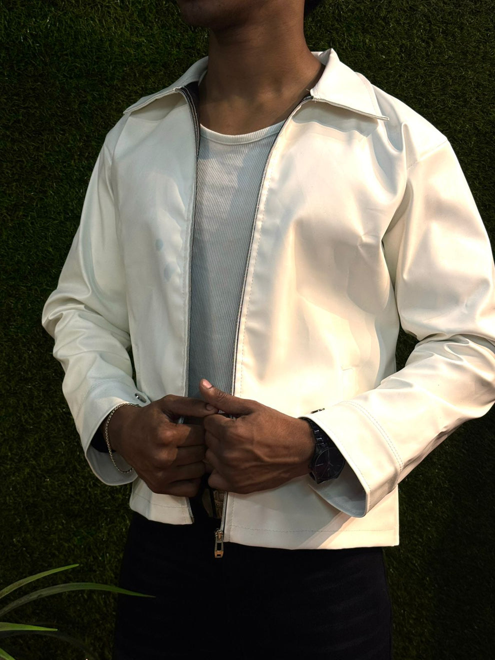 Urban Classic Synthetic Leather Jacket — Premium Streetwear Layer