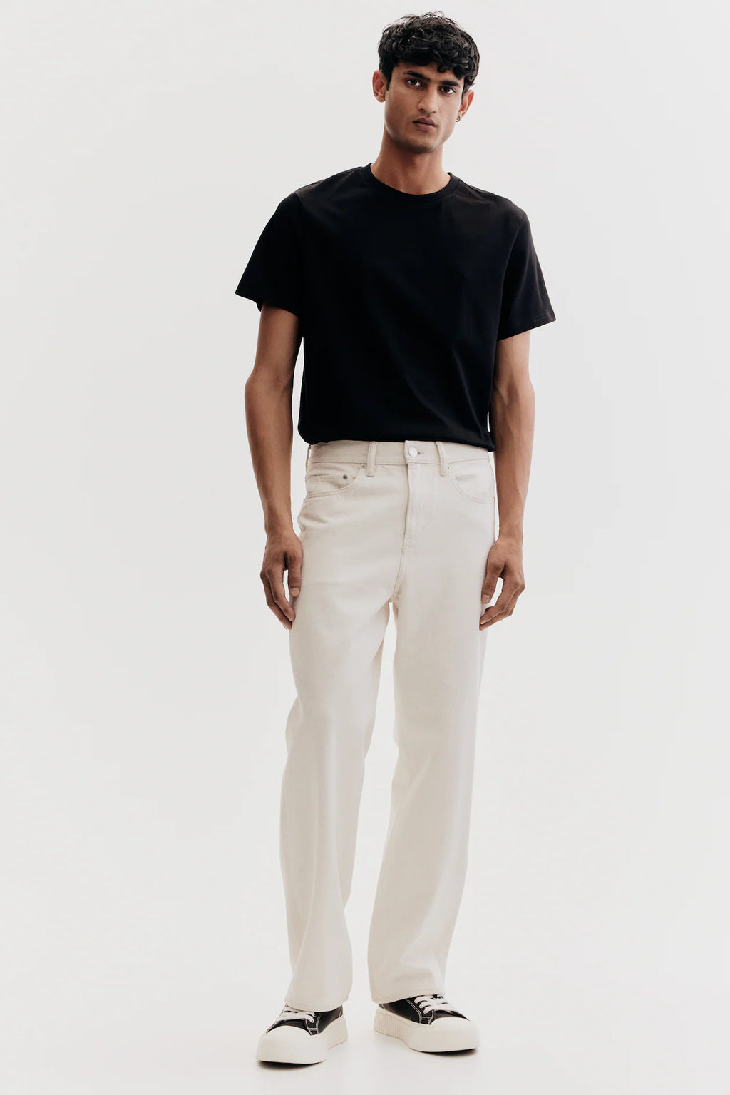 Classic Black Regular Fit Cotton T-Shirt