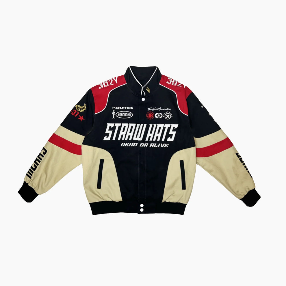 Straw Hats Racing Jacket II – Bold Fandom Racing Jacket