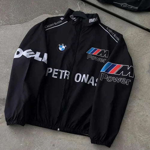 BMW Racing Jacket – Black Dynamic DTF Edition