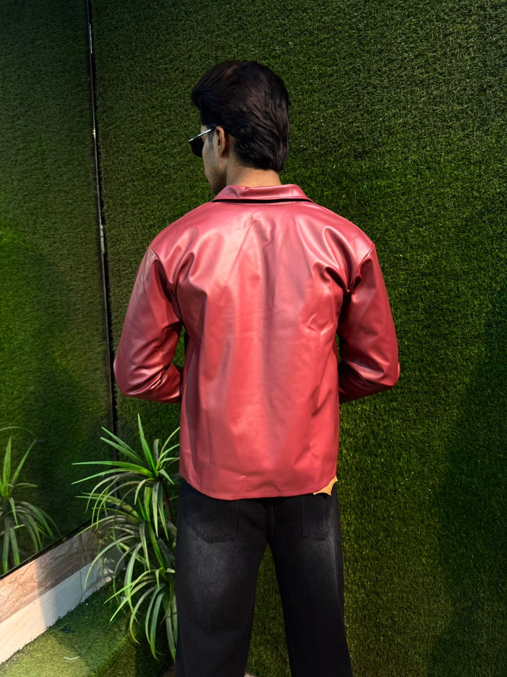 Urban Classic Synthetic Leather Jacket — Premium Streetwear Layer