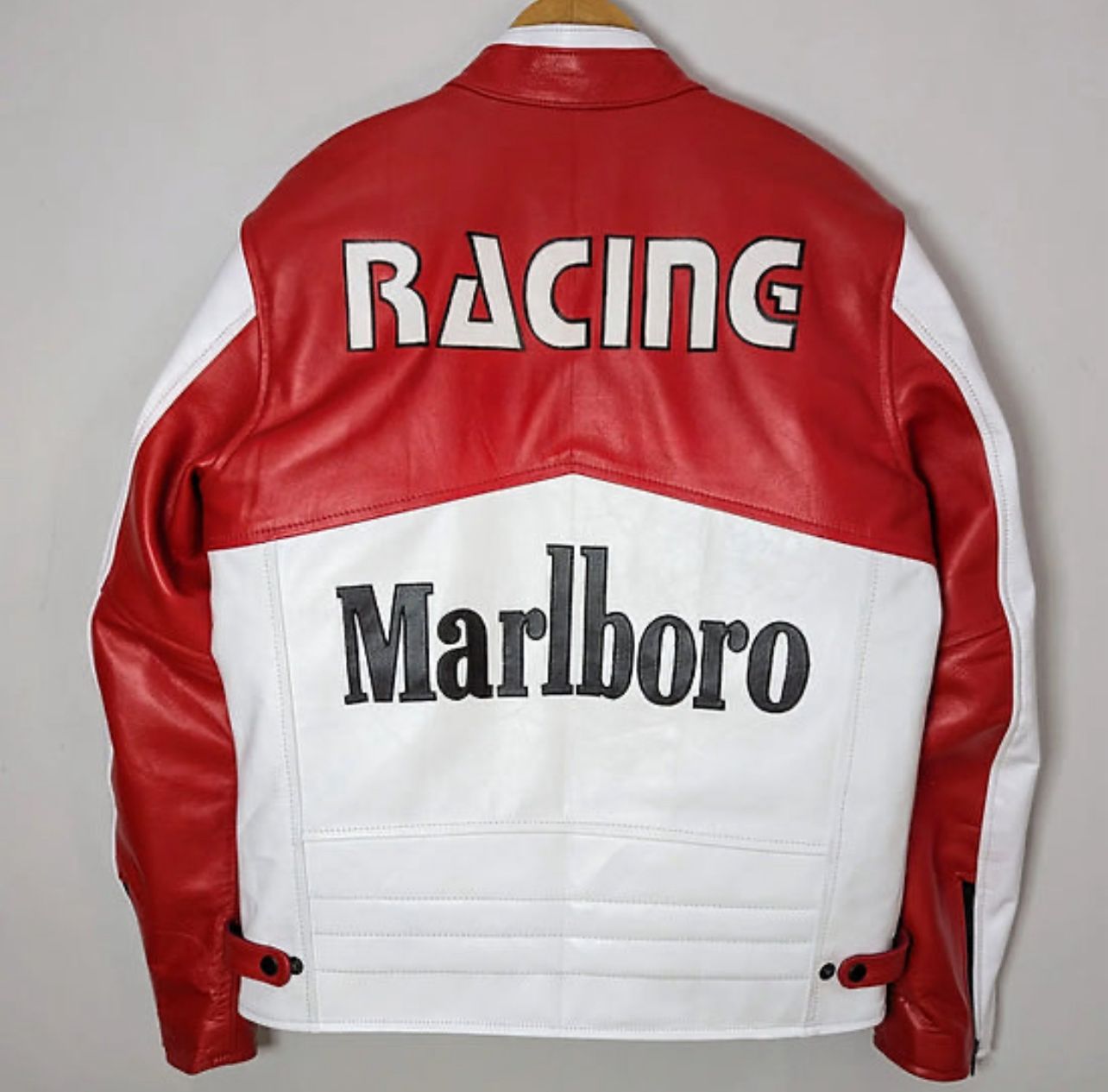 Marlboro Racing Jacket – Vintage F1 Motorsport Leather Jacket
