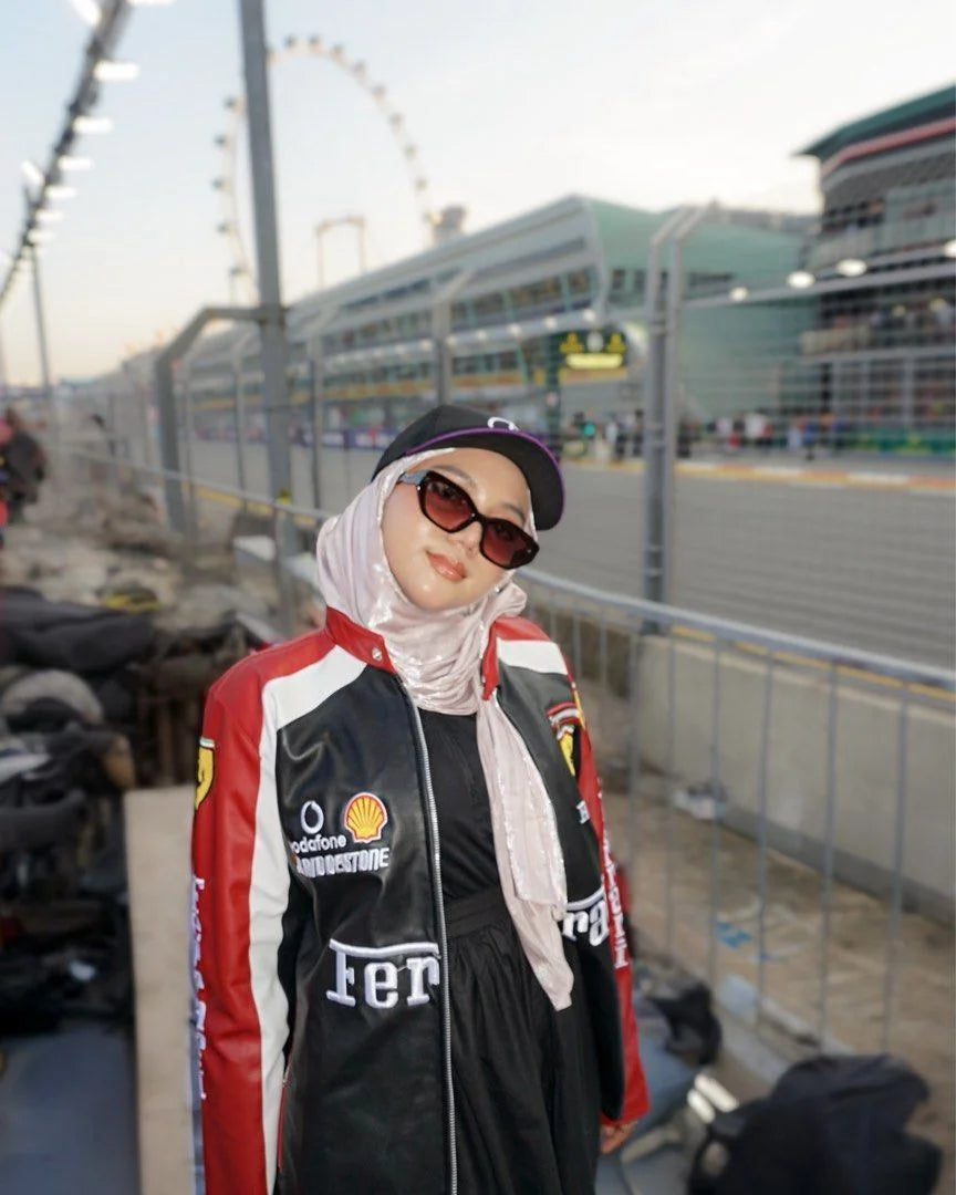 Ferrari F1 Leather Jacket – Premium Motorsport Streetwear