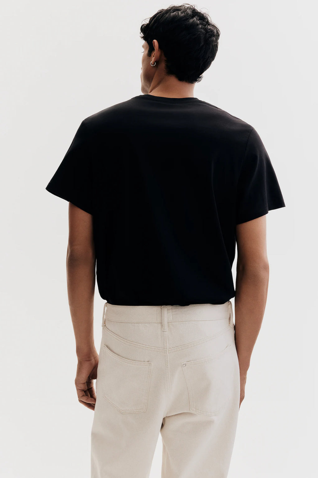 Classic Black Regular Fit Cotton T-Shirt