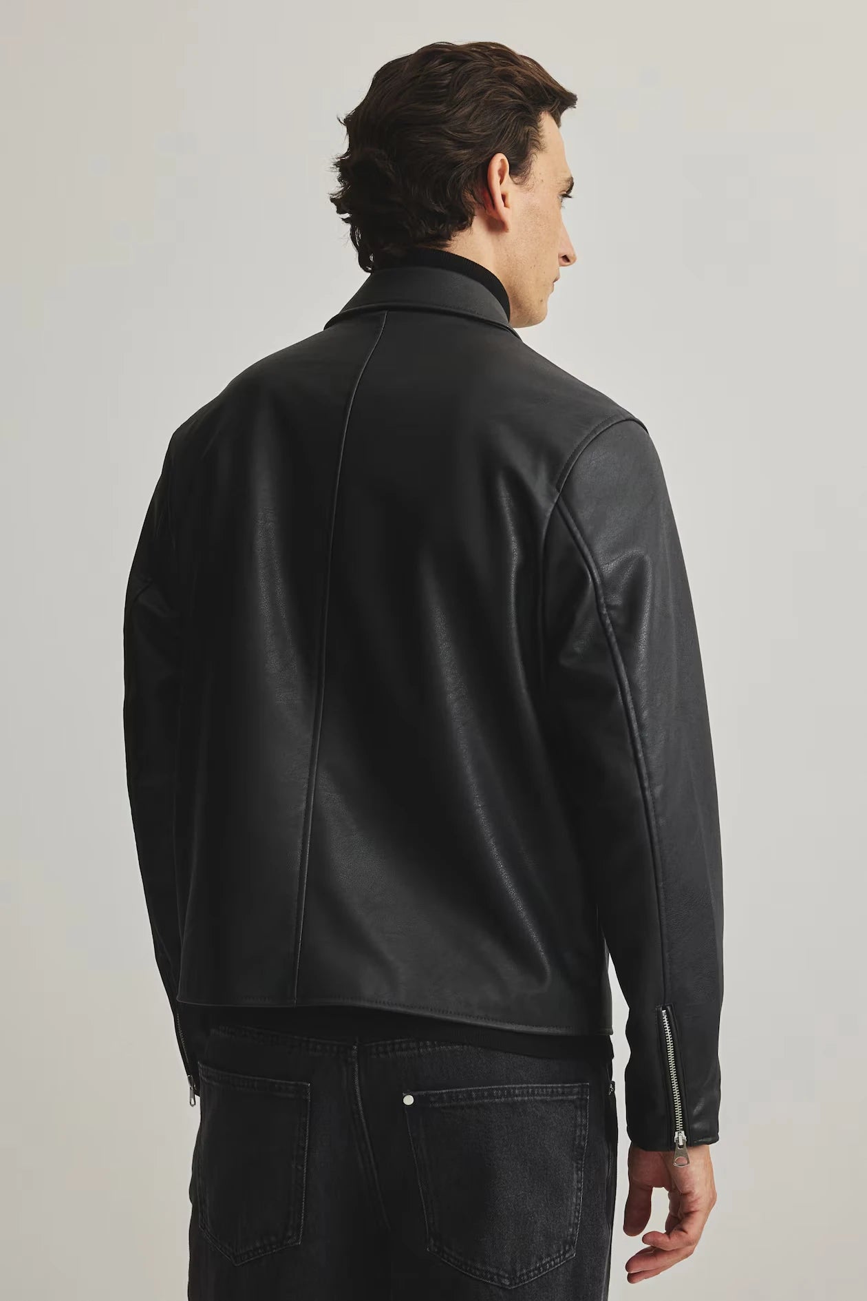Men’s Black Foxy Leather Jacket – Urbon Street Style