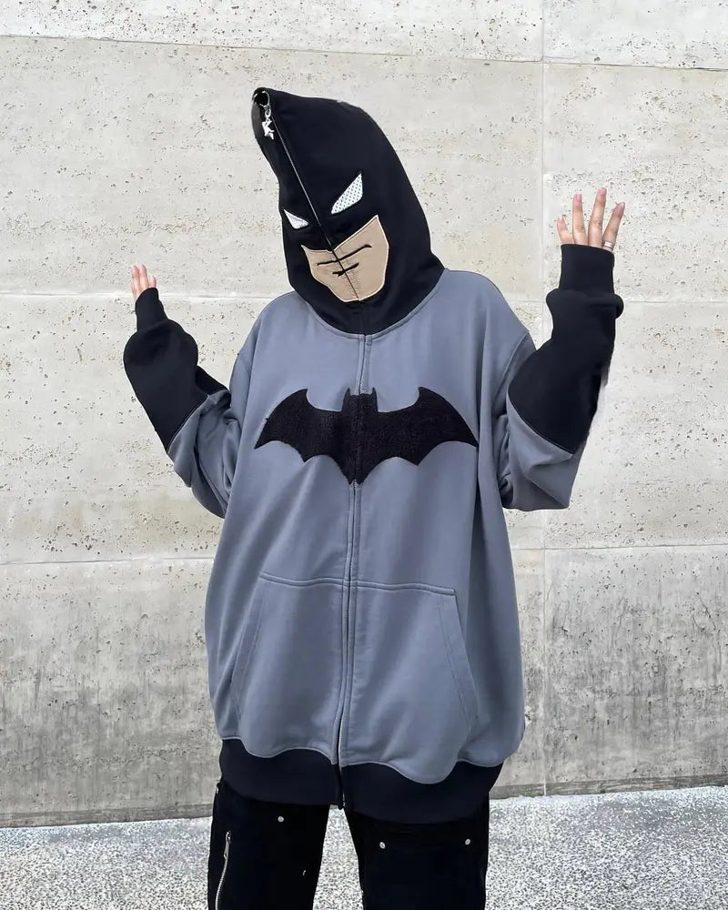 Batman Zipper Hoodie – Premium Hero Edition