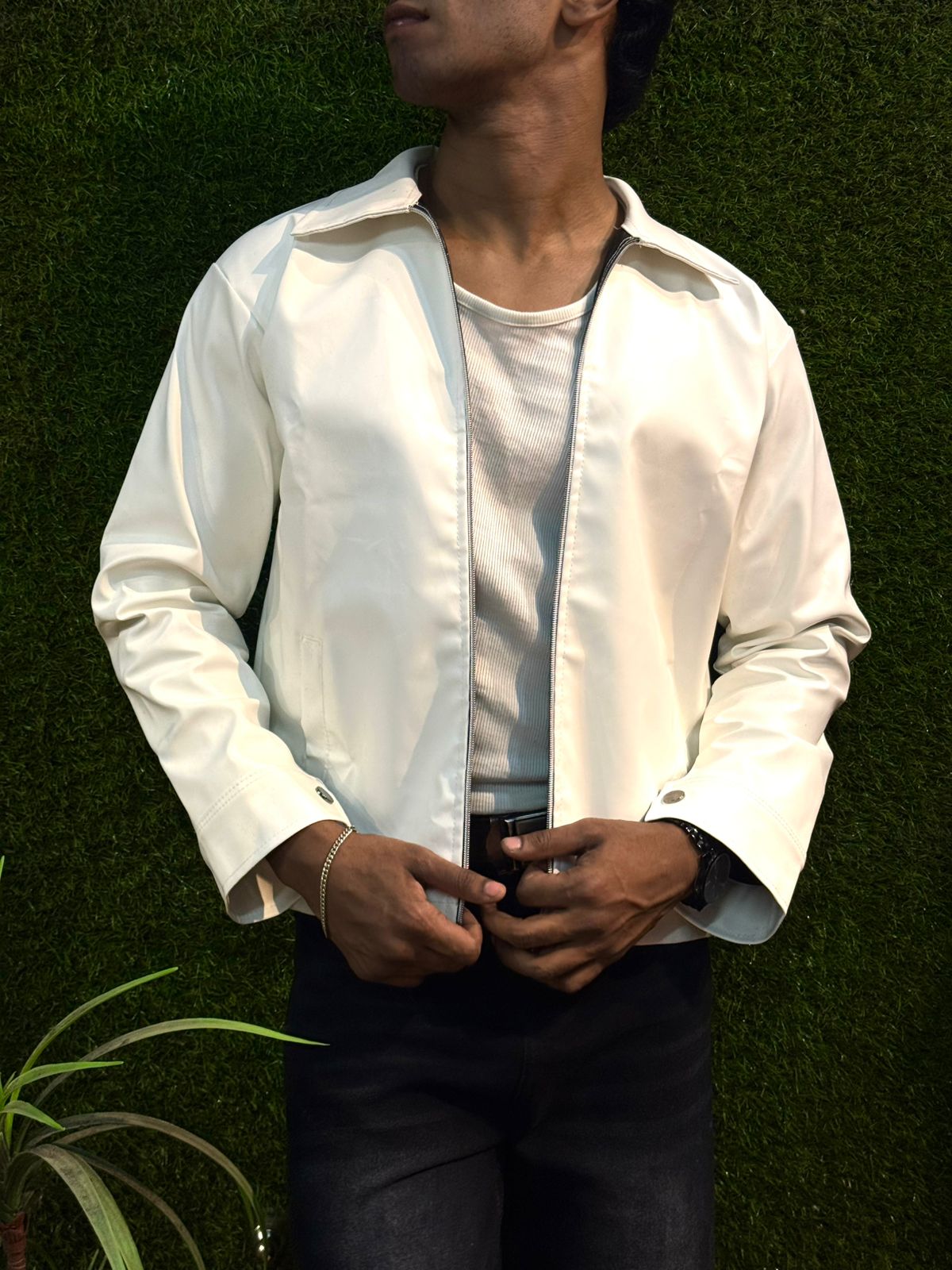 Urban Classic Synthetic Leather Jacket — Premium Streetwear Layer