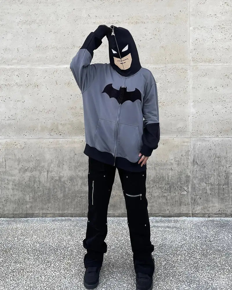 Batman Zipper Hoodie – Premium Hero Edition