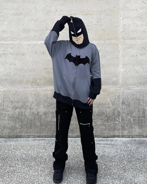 Batman Zipper Hoodie – Premium Hero Edition