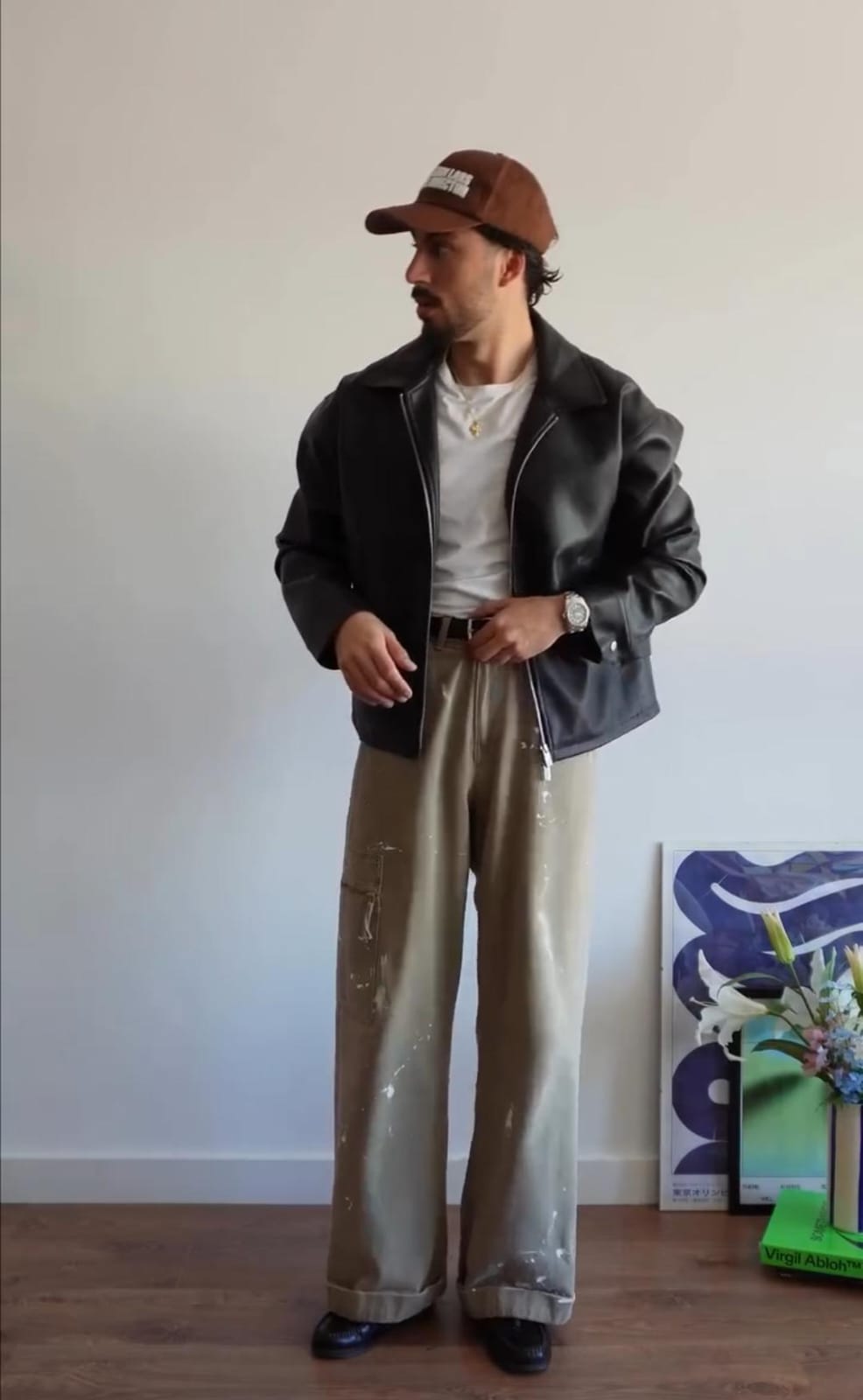 Urbon Cloth Premium Black Boxy Leather Jacket – The Ultimate Streetwear Essential