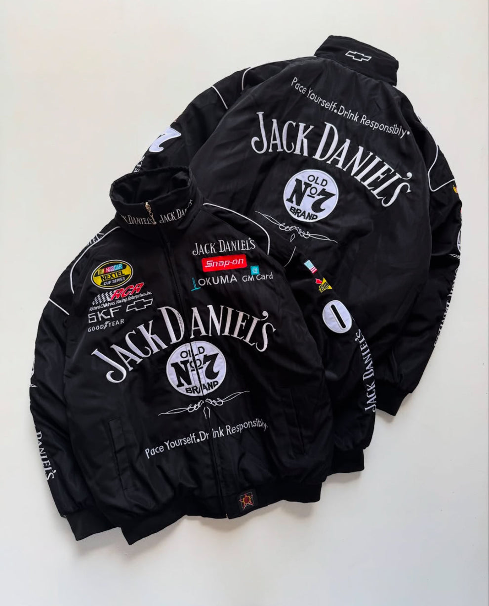 Jack Rider Cloth Jack Daniels Black Label Racing Jacket – URBON CLOTH