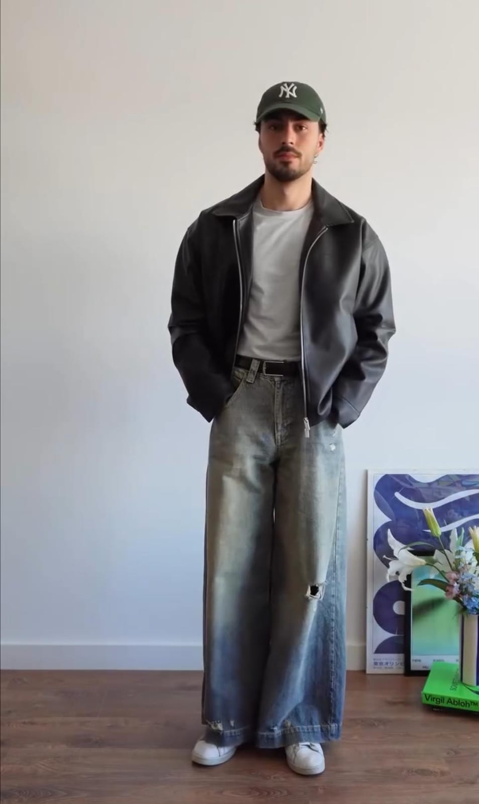 Urbon Cloth Premium Black Boxy Leather Jacket – The Ultimate Streetwear Essential