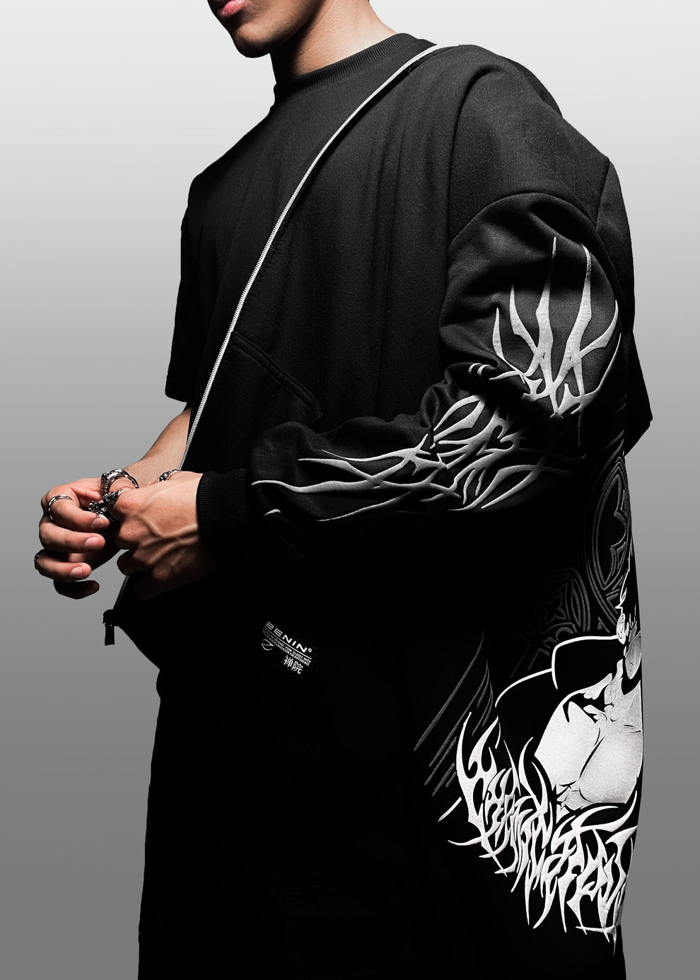 Solo Leveling Inspired Jin Woo Balaclava Mask with Zipper