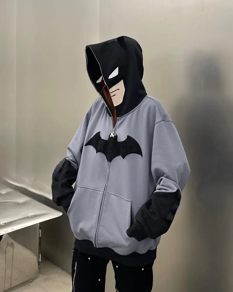 Batman Zipper Hoodie – Premium Hero Edition
